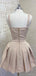 Elegant Straps A-line Jersey Short Homecoming Dresses Online, HD0665