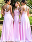 Elegant Flower Applique One Shoulder Sweetheart Bridesmaid Dresses Online, BG320