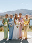 Colorful Simple Bateau Ankle Length Mermaid Bridesmaid Dresses Online, BG379