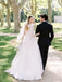 Gorgeous Spaghetti Straps Bowknot A-line Tulle Applique Wedding Dress, WD0527