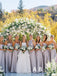 Mismatched Elegant Halter Sweetheart A-line Sleeveless Bridesmaid Dresses Online, BG386