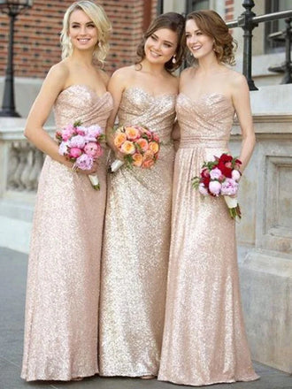 Sparkly Popular Cheap Bling Silver Sequin Sexy Mermaid Long Bridesmaid  dresses, WG46
