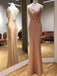 Spaghetti Straps Backless Mermaid Long Prom Dress Evening Dress, OL727