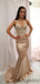 Sexy V-neck Mermaid Open Back Long  Prom Dresses Evening Dresses.DB10261