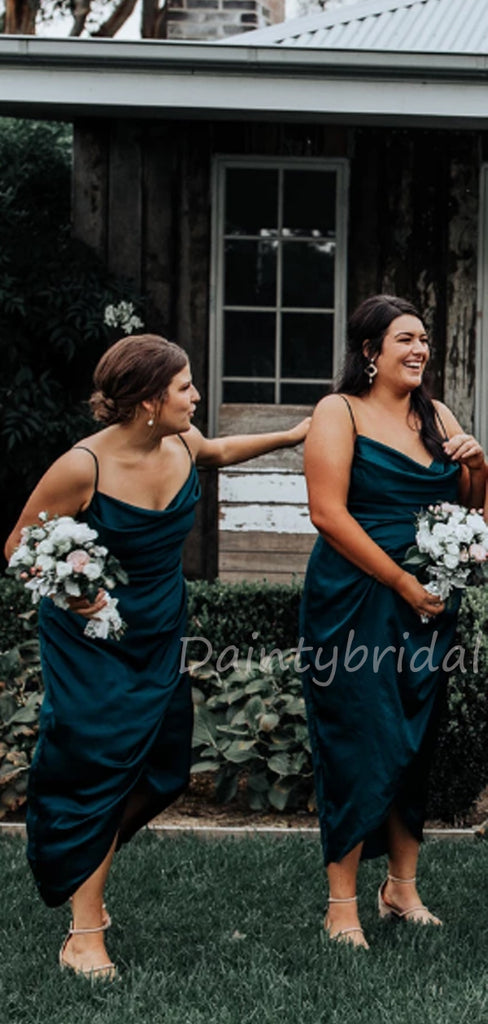 Charming Spaghetti Strap Bridesmaid Dresses For Wedding.DB10461