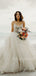 Gogerous V-neck Vintage Tulle Lace A-line Wedding Dresses.DB10401