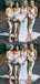 Sexy V-Neck Sleeveless Knee Length Long Bridesmaid Dresses.DB10308