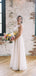 Charming Spaghetti Strap Chffion Lace Sleeveless Wedding Dresses.DB10098