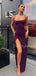 New Arrival Spaghetti Strap Side Slit Fashion Prom Dresses Evening Dresses.DB10500