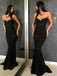 Sparkly Black Mermaid Sequins Prom Dress, DB10866
