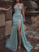 Sparkly Sweetheart Mermaid Prom Dress with Side Split, DB10952