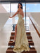 Elegant Spaghetti Straps A-line Sequins Long Prom Dress, DB10921