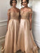Elegant Off Shoulder A-line Prom Dress, DB10962