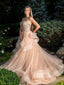 Elegant Sequins A-line Sweetheart Tulle Prom Dress, DB11004