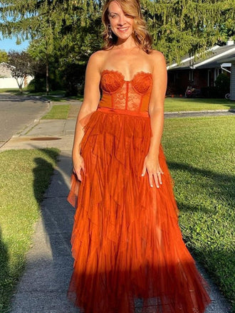 Sexy Sweetherat Tulle Prom Dress, DB11013