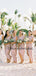 Simple Sexy V-neck Sleeveless Mermaid Slit Wedding Party Dresses Bridesmaid Dresses.DB10705