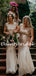 Simple Sweetheart Mermaid Tulle Sequin Long Bridesmaid Dresses.DB10773