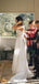 Vintage Straight Chiffon Sequin Floor-length Long Wedding Dresses.DB10638