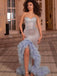 Charming Sweetheart Tulle Sequin Long Prom Dresses Evening Dresses.DB10611