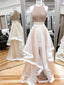 Newest Two Pieces Ruffles Ball Gown Long Formal Prom Dresses .DB085