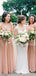 Sexy V-neck Tulle Floor-length Long Bridesmaid Dresses.DB10647