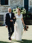 Gogerous V-neck Lace Tulle Wonderful Wedding Dresses Evening Dresses.DB10618