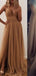 New Spaghetti Strap V-Neck Ball Gown Formal Charming For Teens Evening Prom Gown Dress. DB1026