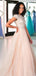 Gorgeous Beading Pink Tulle Sequin Long Prom Gown Dresses. DB1038