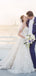 Sweetheart Strapless Gorgeous Ivory Lace Sequin Long Wedding Dresses,WD0078