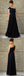 Cheap Formal Elegant Chiffon One Shoulder Floor-Length Navy Blue Bridesmaid Dresses, WG12