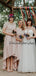 Beautiful Scoop Neck Sequin A-line High-low Short Sleeve Evening Dresses Party Long Bridesmaid Dresses.DB10667