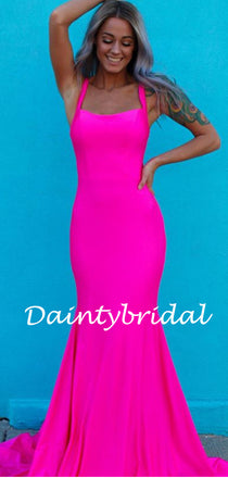 Affordable Spaghetti Strap Mermaid Prom Dresses Evening Dresses.DB10802