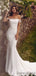 Elegant Straight Mermaid Simple Wedding Dresses With Appliques.DB10183