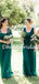 Charming Sweetheart Spaghetti Strap Simple Tulle Long Bridesmaid Dresses.DB10762