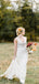New Arrival V-neck Lace V-back Sleeveless Long Wedding Dresses.DB10473