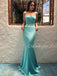 Charming Spaghetti Strap Mermaid Satin Fashion Prom Dresses Evening Dresses.DB10493