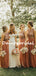 Simple Round Neck Sequin Tulle Floor-length Sleeveless Evening Dresses Bridesmaid Dresses.DB10719