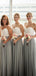 Cheap Long Elegant Sweetheart Strapless Simple Column Floor-Length Pleating  Bridesmaid Dresses, WG35