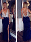 Long Custom Deep V-neck Open Back Side Slit Fashion Newest Sexy Charming Prom Dress,PD0088