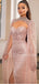 Charming Sweetheat Sequin Side Slit Long Prom Dresses Evening Dresses.DB10505