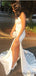Sexy V-neck Side Slit Long Prom Dresses Evening Dresses.DB10321