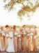 New Arrival Scoop Neck Sequin Floor Length Long Bridesmaid Dresses.DB10345
