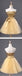 Fashion Gold Sequins Bow Sash Sweetheart Strapless Short Cute Homecoming Dresses, CM0029