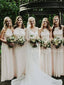 Charming Chiffon Lace A-line Floor Length Long Bridesmaid Dresses.DB10525