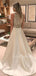 Charming Scoop Neck A-line Satin Long Prom Dresses Evening Dresses.DB10366