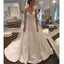 Cheap Vintage Strapless Sweetheart Train Ball Gown Simple Satin Wedding Dresses. DB0070