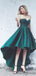 Charming High-Low Satin Sweetheart Neck Evening Prom Dresses.DB10126
