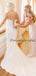 Affordable Sexy Spaghetti Straps Mermaid Sleeveless Long Wedding Dresses, DB10682