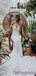 Gogerous Off-shoulder Tulle Lace Mermaid Wedding Dresses,DB10267
