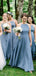 Halter Simple Floor-length Chiffon Long Bridesmaid Dresses.DB10832